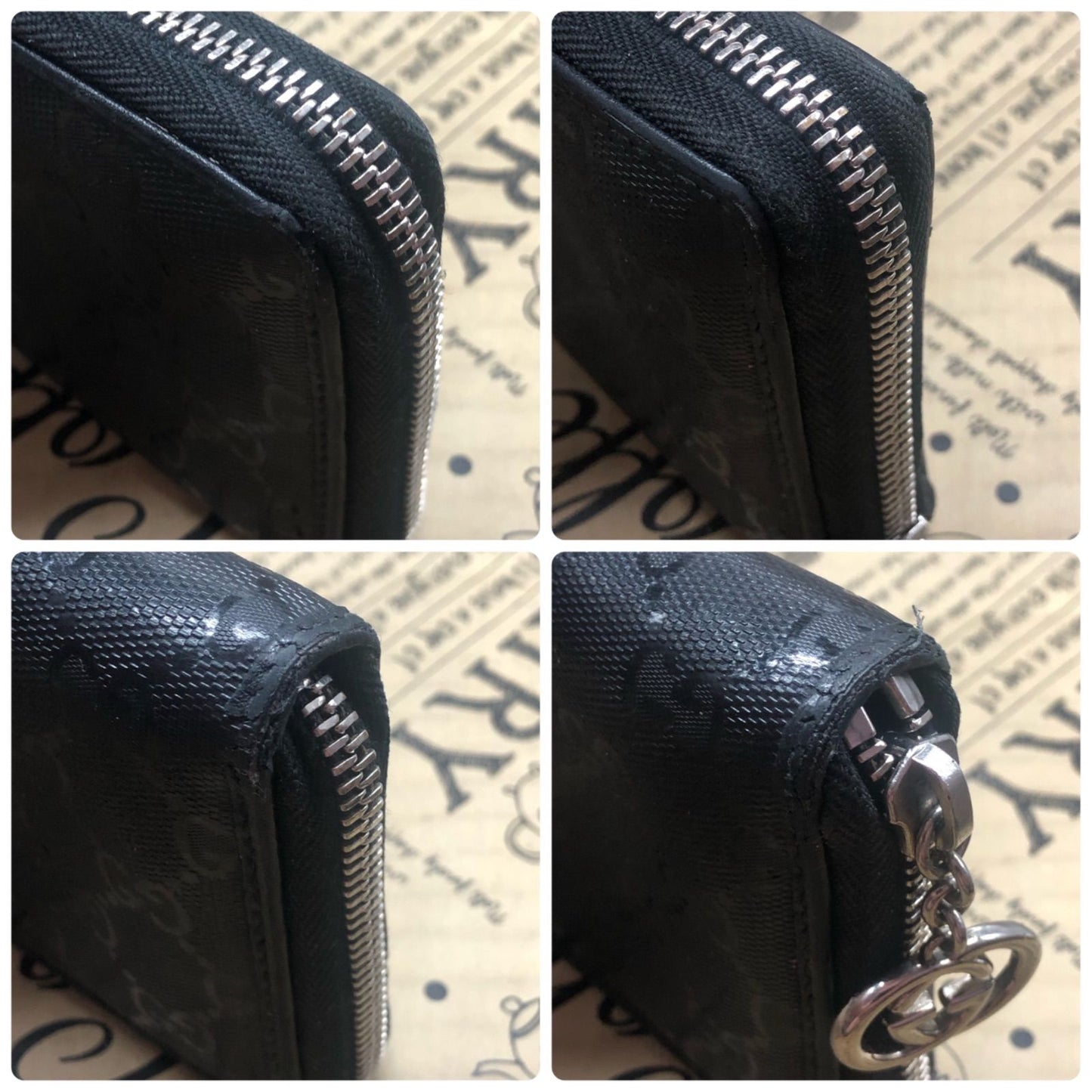 Gucci Wallet GG Supreme Round Billfold Card — view 3