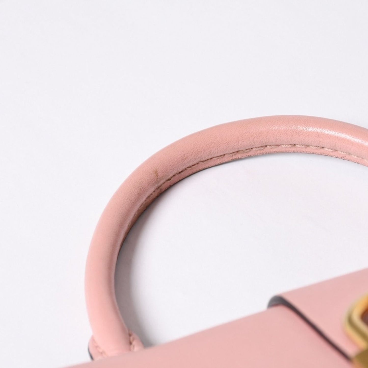 Louis Vuitton Locky BB Handbag Monogram Rose Poodle Pink Brown — view 6