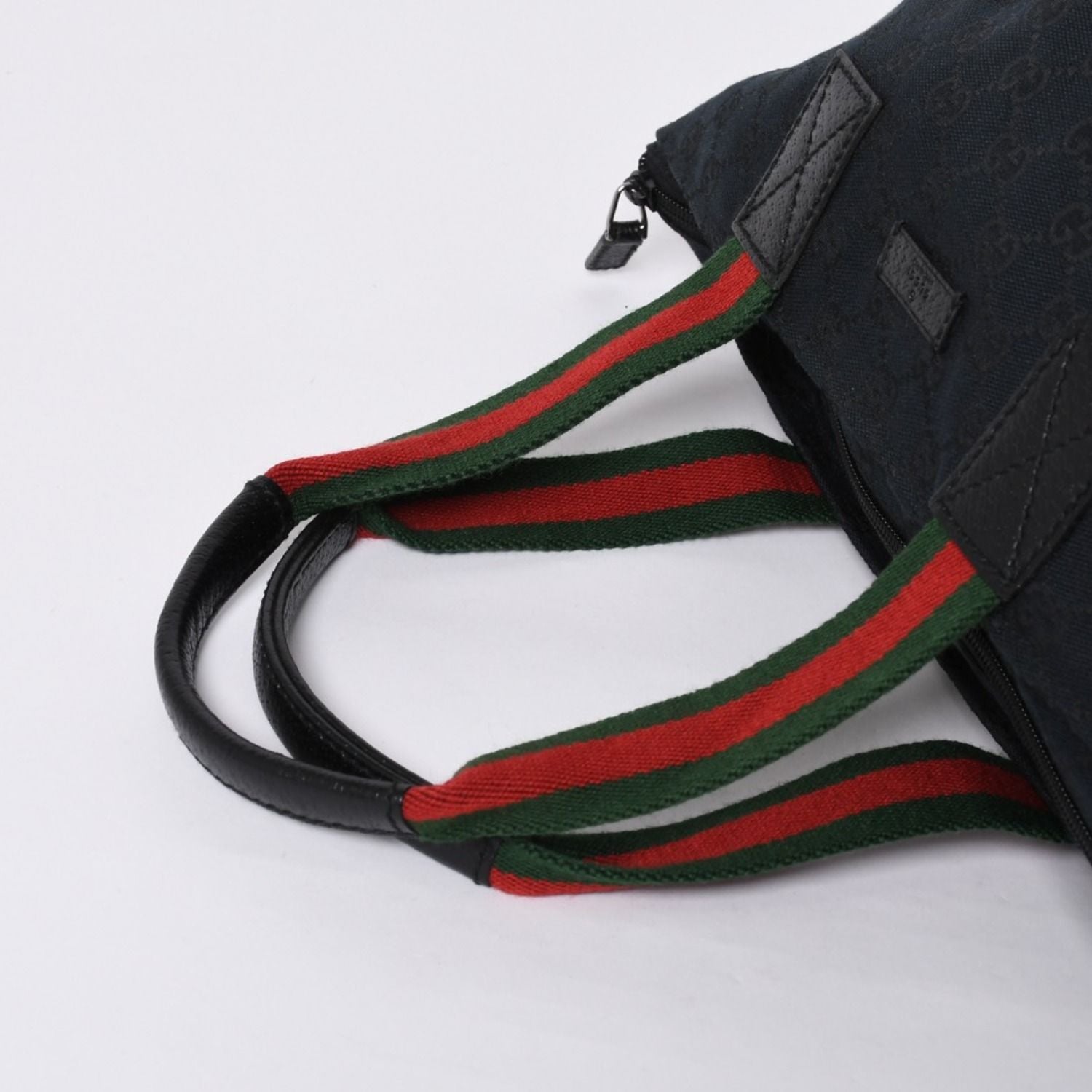 Gucci Handbag Sherry Line GG Canvas Silver Navy — view 6