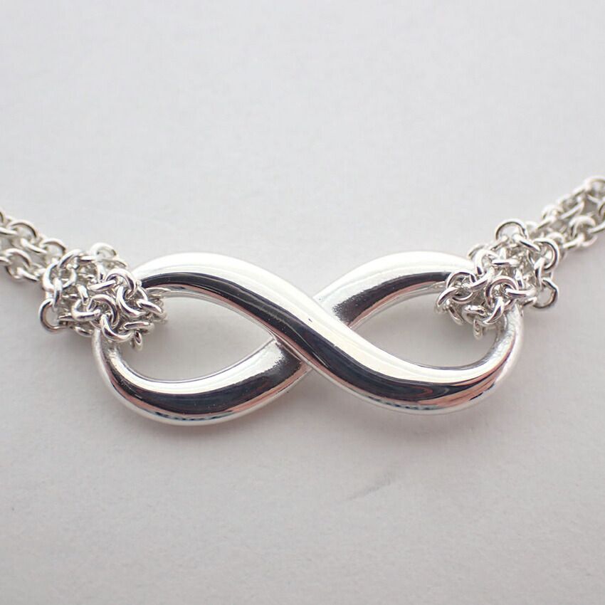 Tiffany & Co 925 Infinity Pendant Necklace