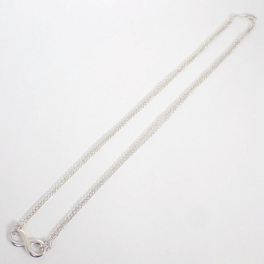 Tiffany & Co 925 Infinity Pendant Necklace