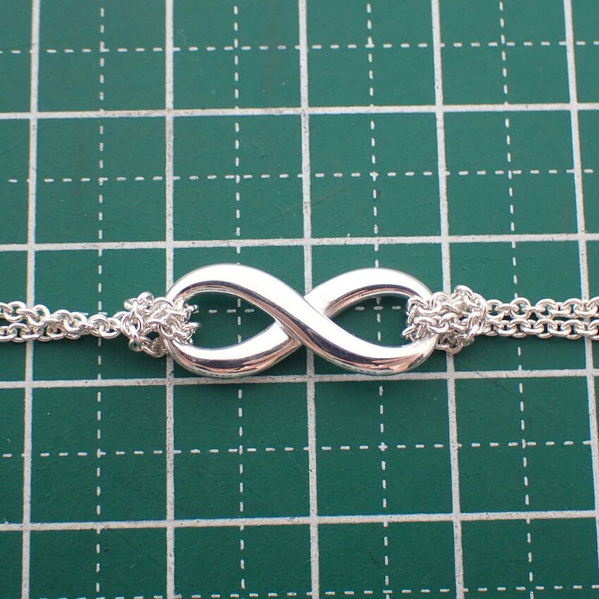 Tiffany & Co 925 Infinity Pendant Necklace