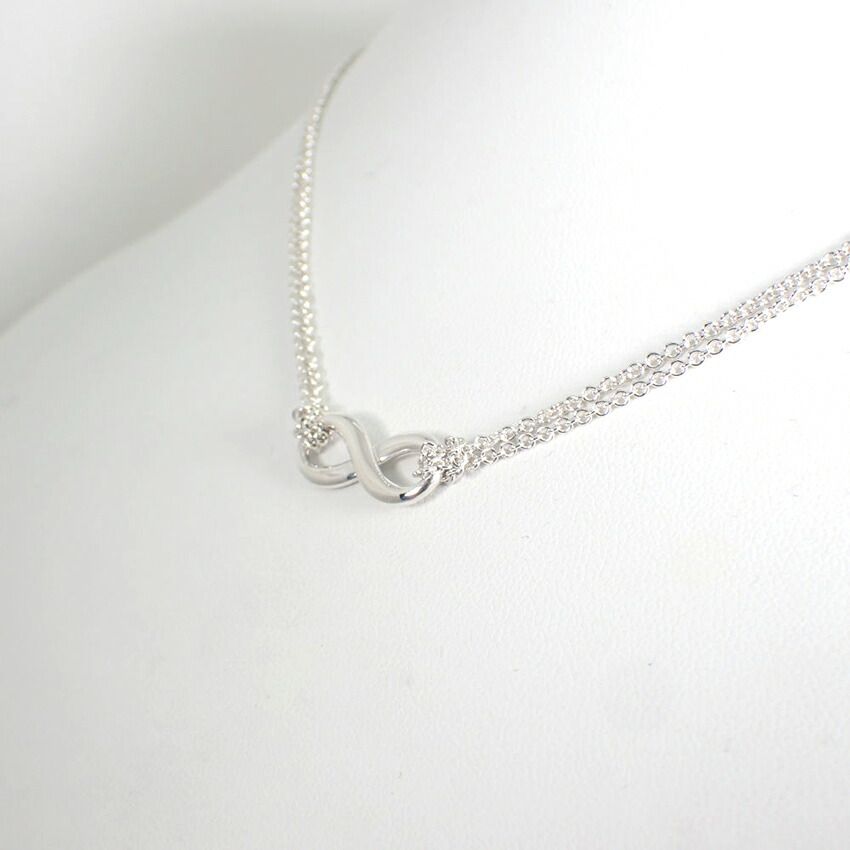 Tiffany & Co 925 Infinity Pendant Necklace