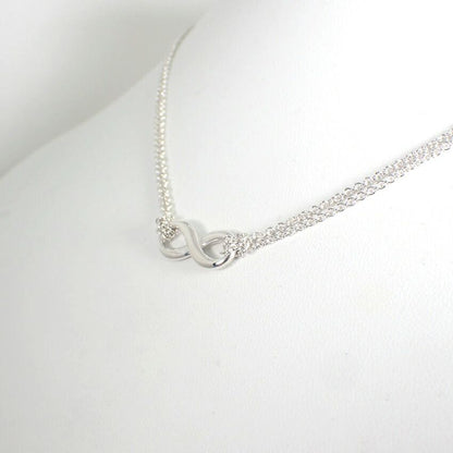 Tiffany & Co 925 Infinity Pendant Necklace