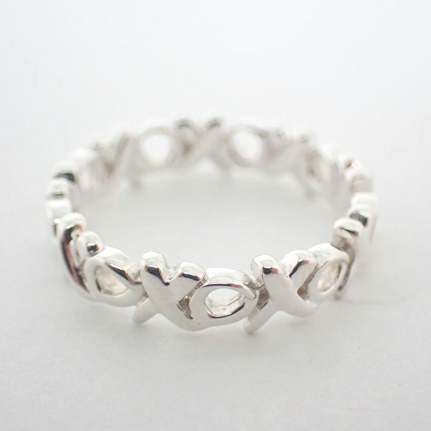Tiffany & Co 925 Love Kiss Ring