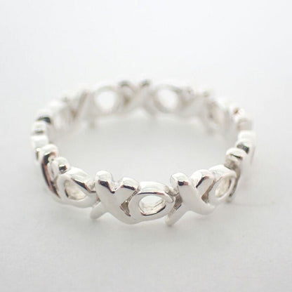 Tiffany & Co 925 Love Kiss Ring