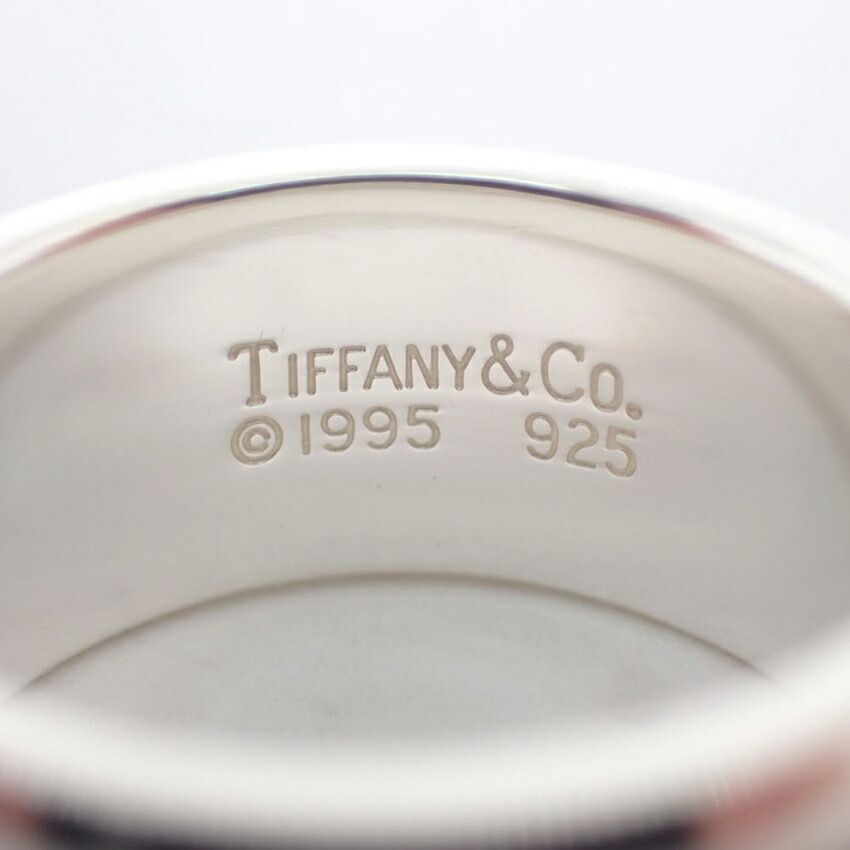Tiffany & Co 925 Double Line Grooved Ring