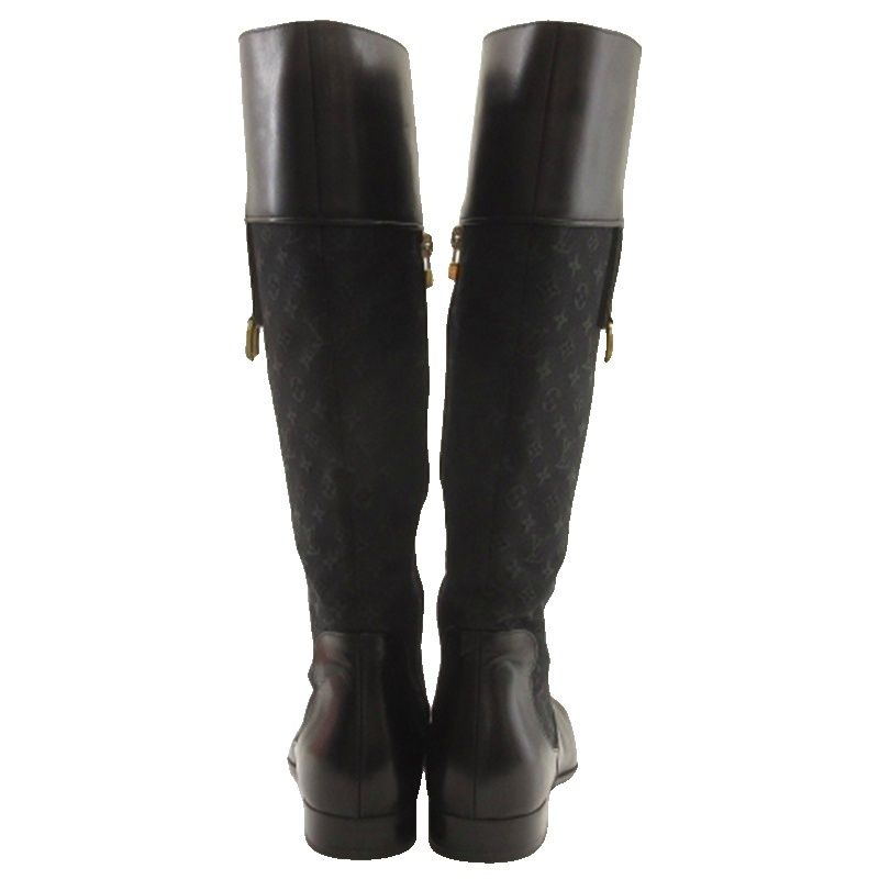 Louis Vuitton Monogram Boots Black