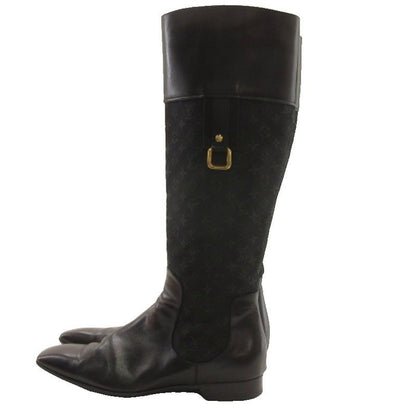 Louis Vuitton Monogram Boots Black