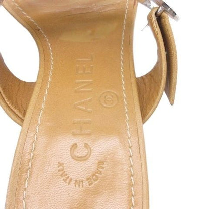 Chanel 293 CC Logo Mules Sandals