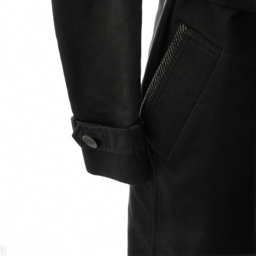 Gucci Star Coat Long Length Cotton 38 Black