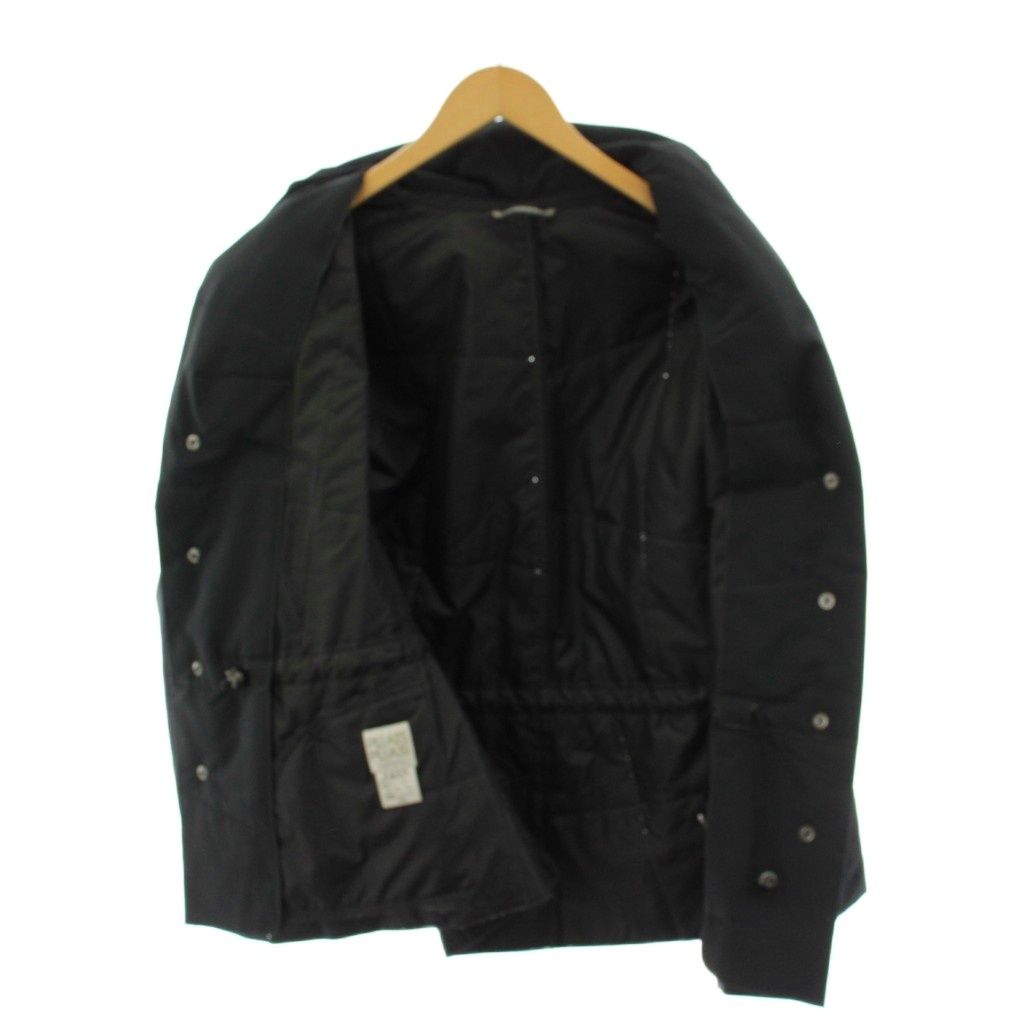 Gucci Star Coat Long Length Cotton 38 Black
