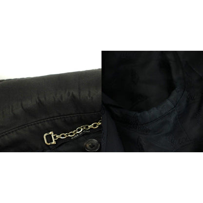 Gucci Star Coat Long Length Cotton 38 Black