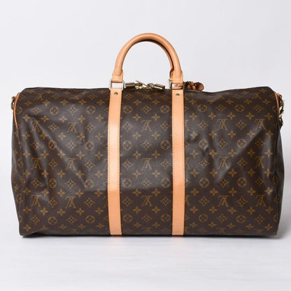 Louis Vuitton Keepall 55 Boston Bag V1 Monogram Brown Gold — view 2