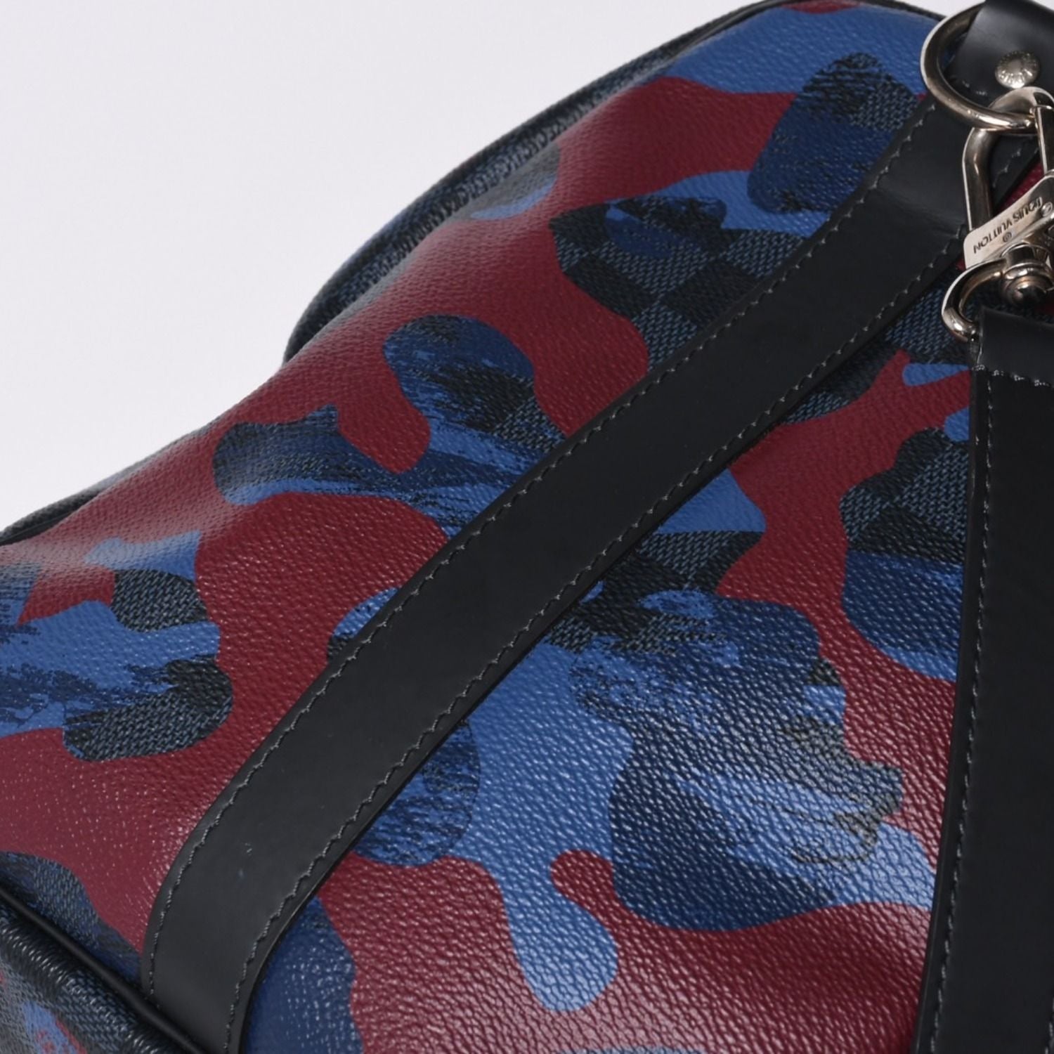 Louis Vuitton Damier Cobalt Camouflage Keepall Bandouliere 45 — view 6