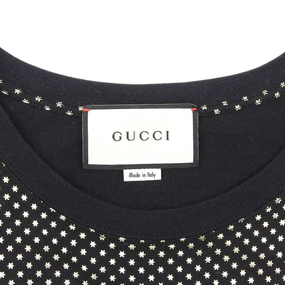 Gucci Logo Short Sleeve Cotton T-Shirt Top Black