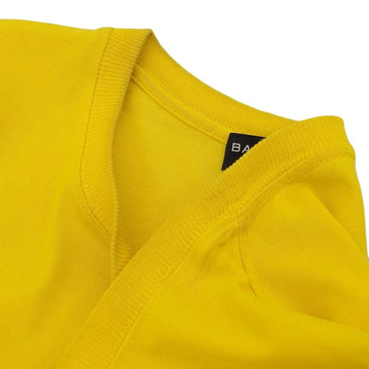 Balenciaga Logo T-Shirt Top Yellow XS