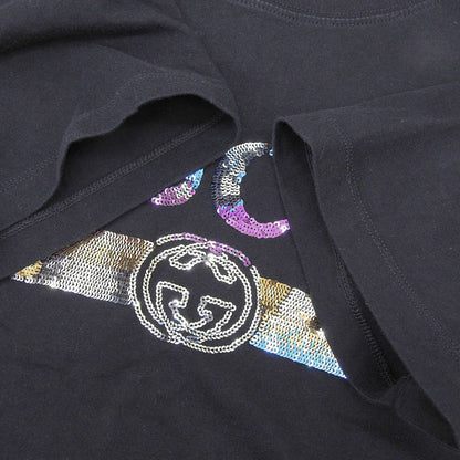 Gucci Logo Short Sleeve T-Shirt Top Black
