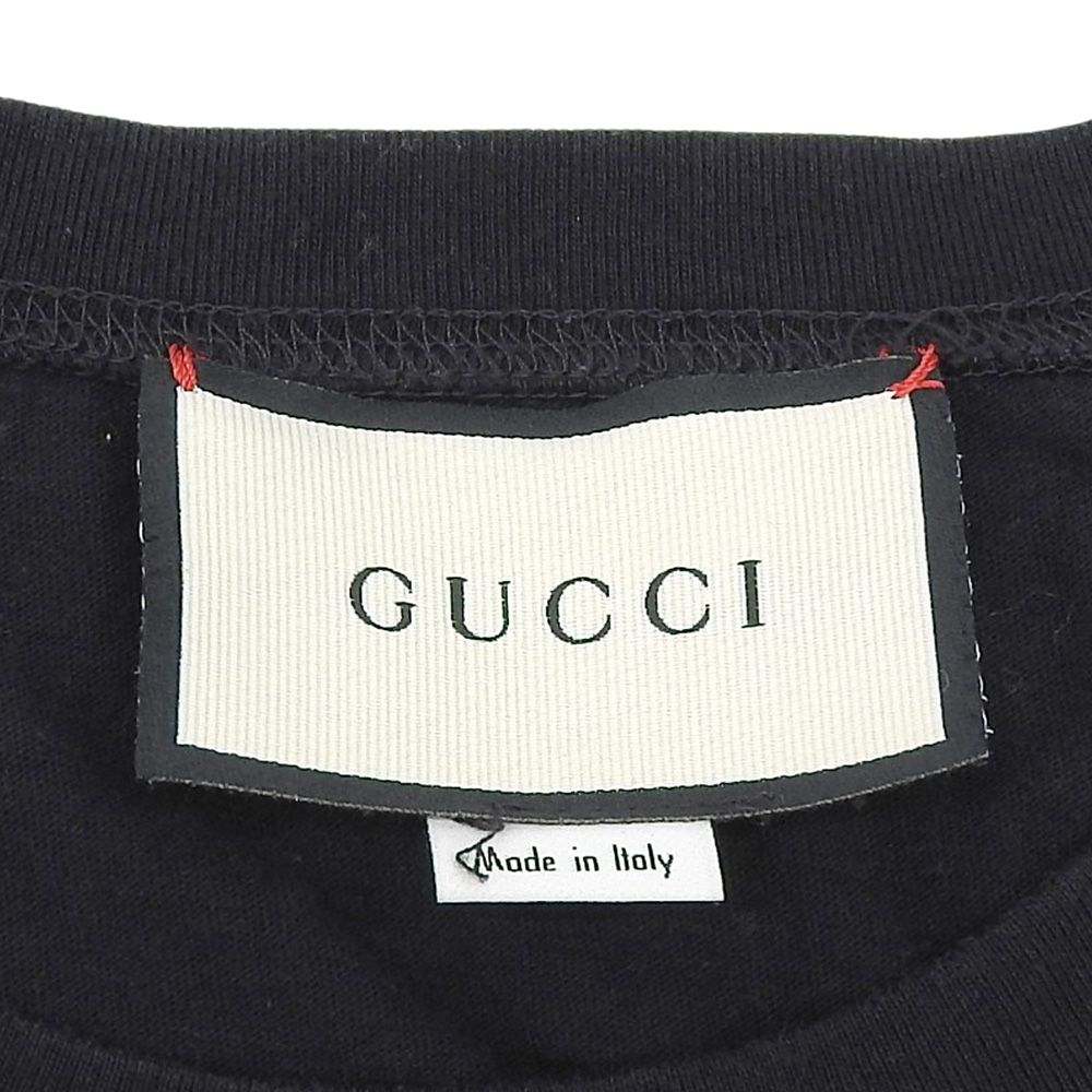 Gucci Logo Short Sleeve T-Shirt Top Black