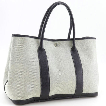 Hermes Garden Party 36 PM Toile Ash Gray Tote