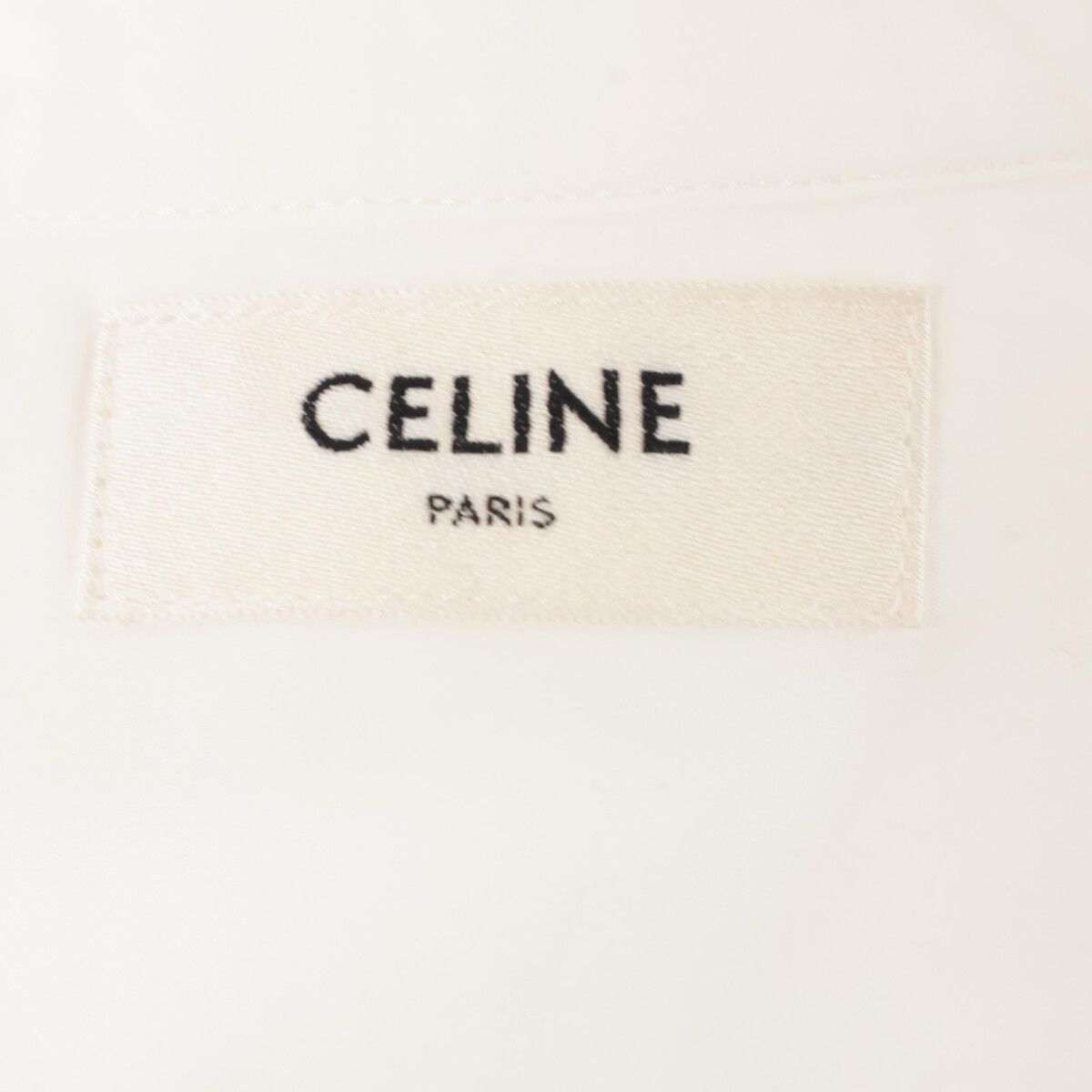 Celine White Cotton Tomboy Shirt 36