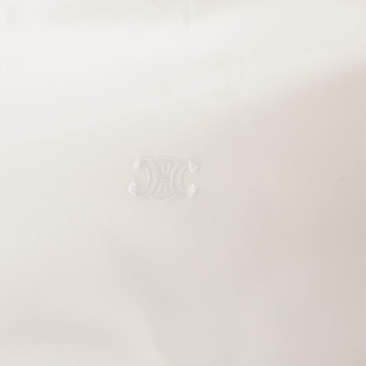 Celine White Cotton Tomboy Shirt 36