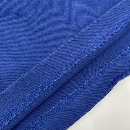 Dolce & Gabbana Blue Orange Logo Embroidery T-Shirt XS