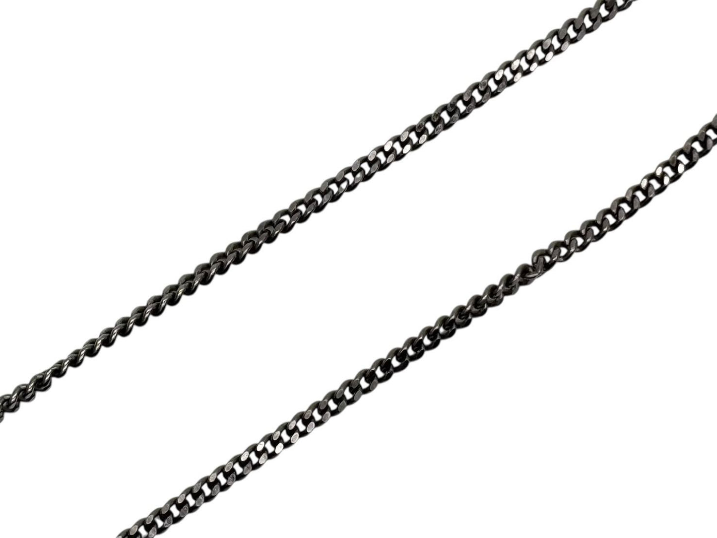 Chanel Double CC Logo Necklace 09 Clear Silver — view 6