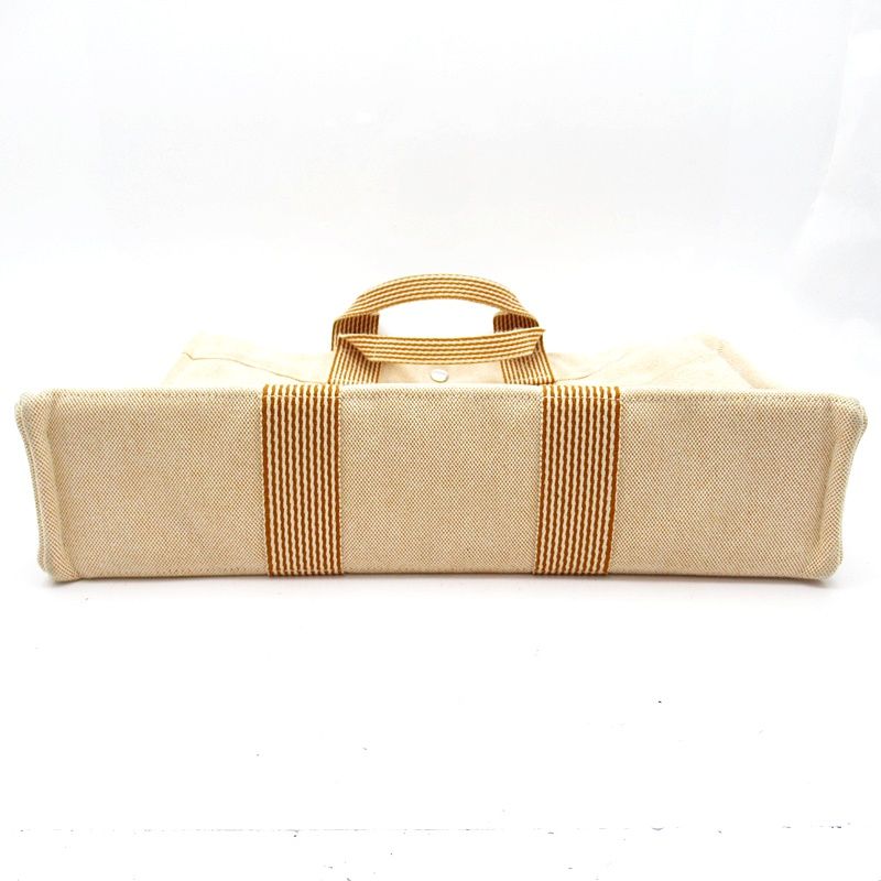 Hermes New Fourre Tout MM Canvas Tote Orange