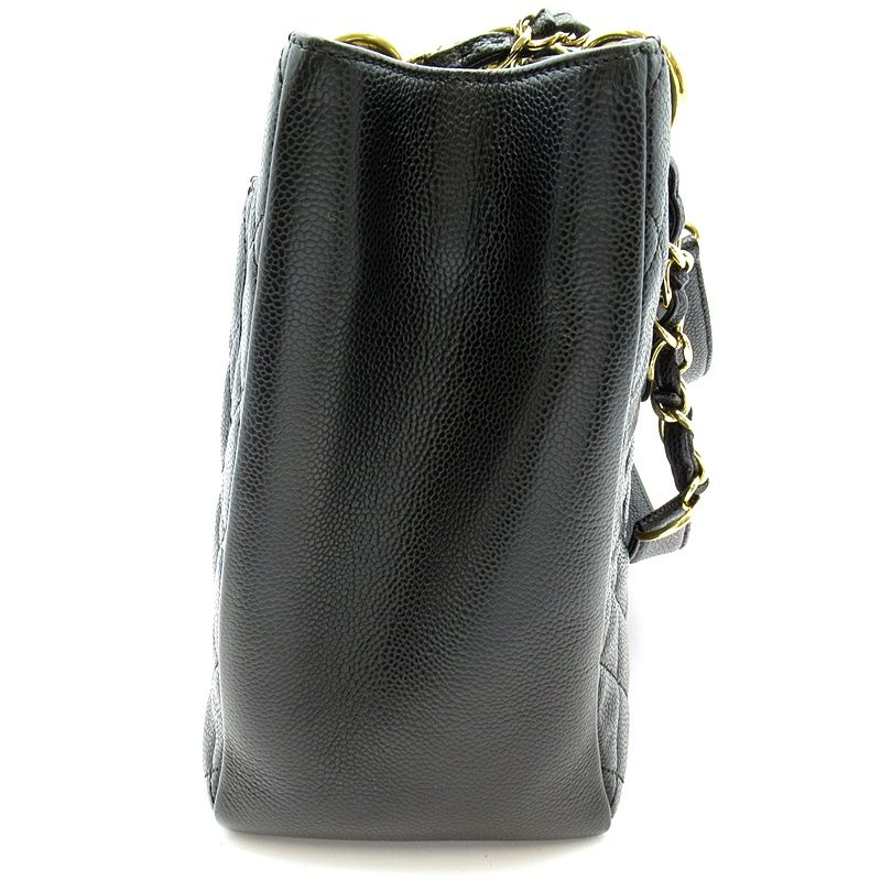 Chanel Grand Shopping Tote GST Caviar Leather Black