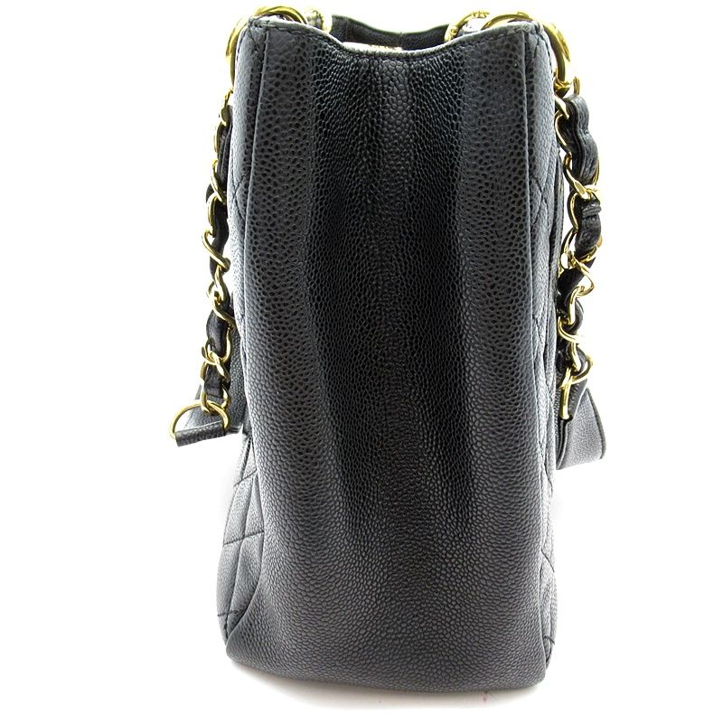 Chanel Grand Shopping Tote GST Caviar Leather Black