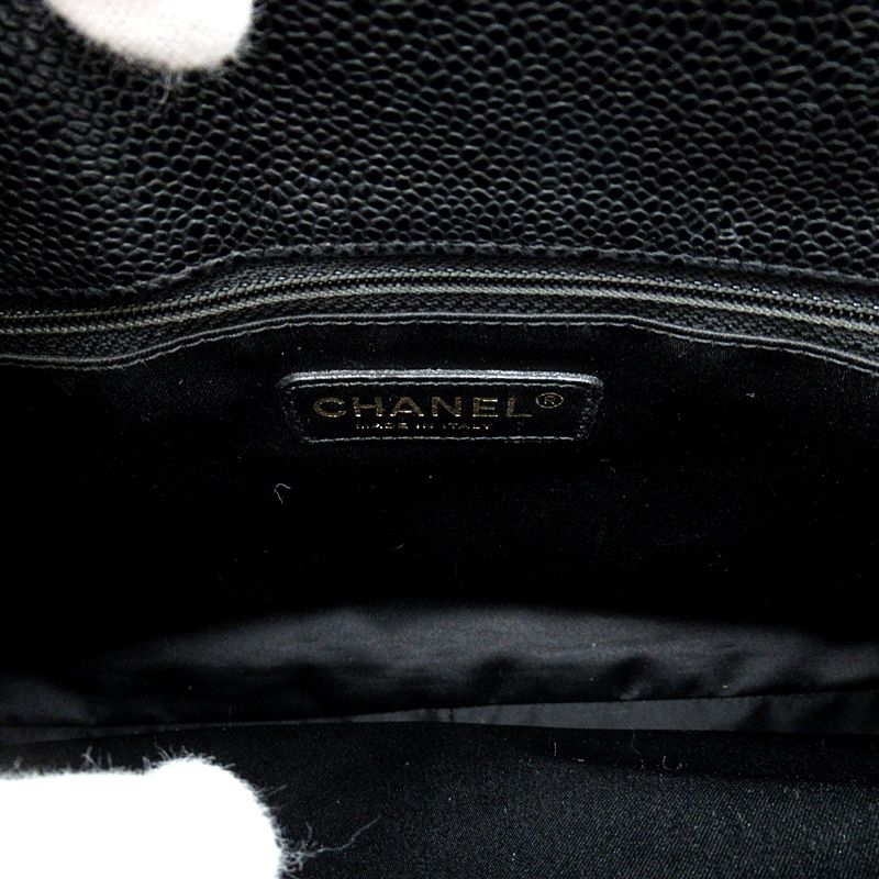 Chanel Grand Shopping Tote GST Caviar Leather Black