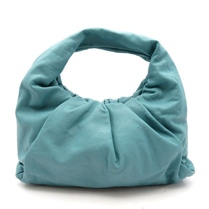 Bottega Veneta the Pouch Shoulder Bag Leather Blue