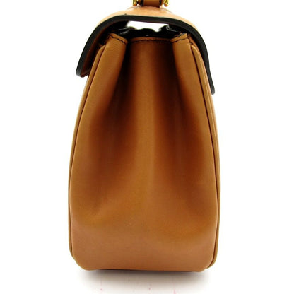 Celine Small 16 Seeds 2-Way Handbag Calfskin Tan