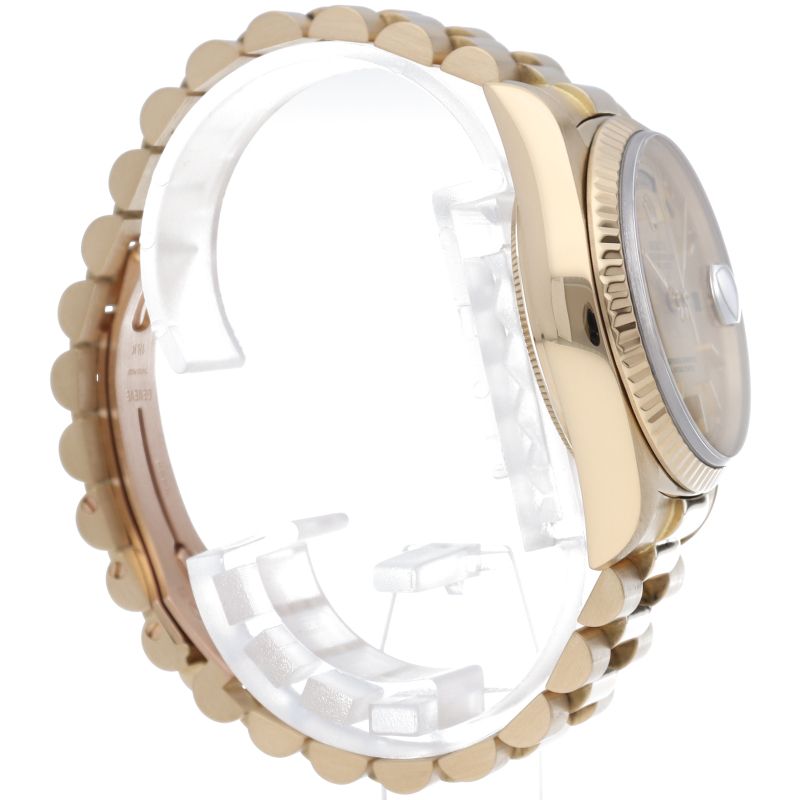Rolex Day Date Watch 18k Yellow Gold Chien Pankara Oh Polished