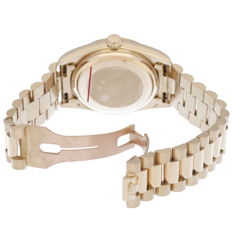 Rolex Day Date Watch 18k Yellow Gold Chien Pankara Oh Polished