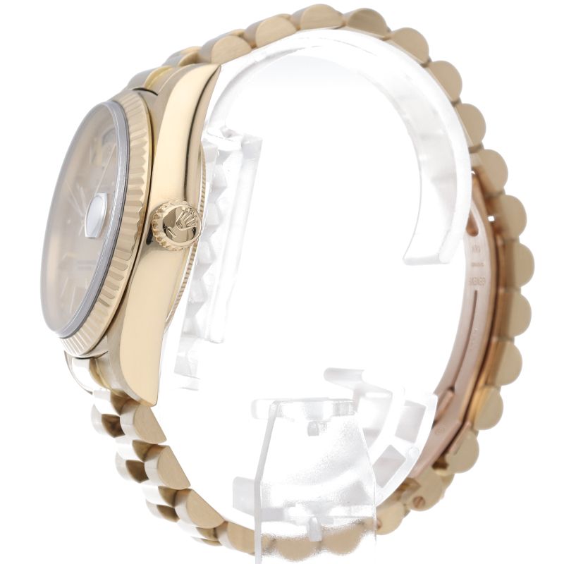 Rolex Day Date Watch 18k Yellow Gold Chien Pankara Oh Polished