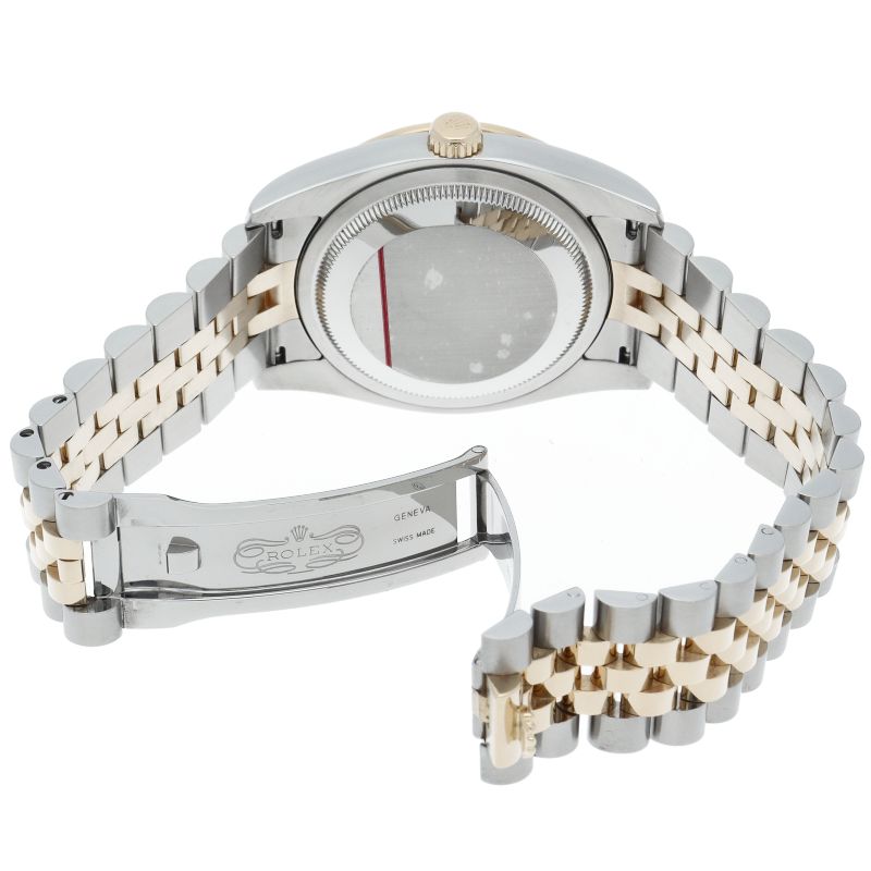 Rolex Datejust 36 Watch Diamond Bezel Computer Dial Overhauled Box Protected