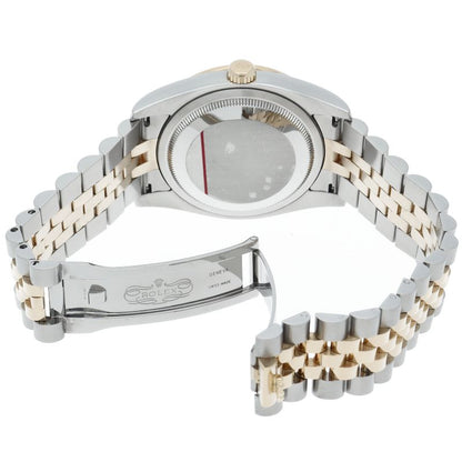 Rolex Datejust 36 Watch Diamond Bezel Computer Dial Overhauled Box Protected
