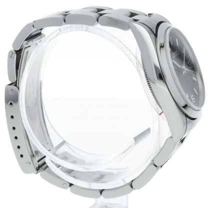 Rolex Oyster Perpetual Boys Watch SS Black Polished