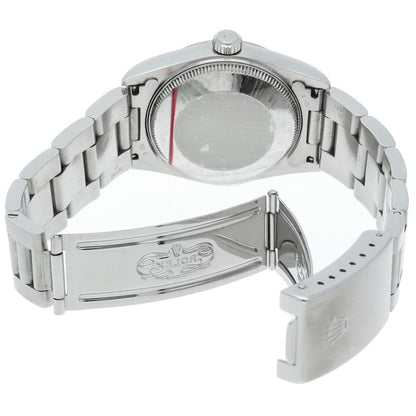 Rolex Oyster Perpetual Boys Watch SS Black Polished