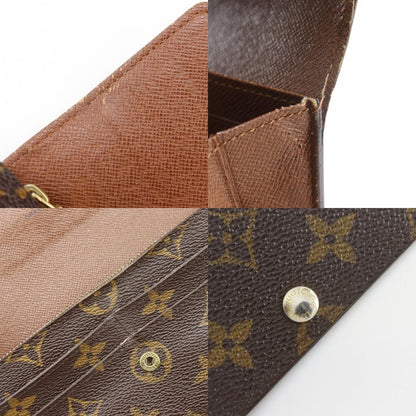 Louis Vuitton Portefeuille Sarah Monogram Canvas Brown Wallet