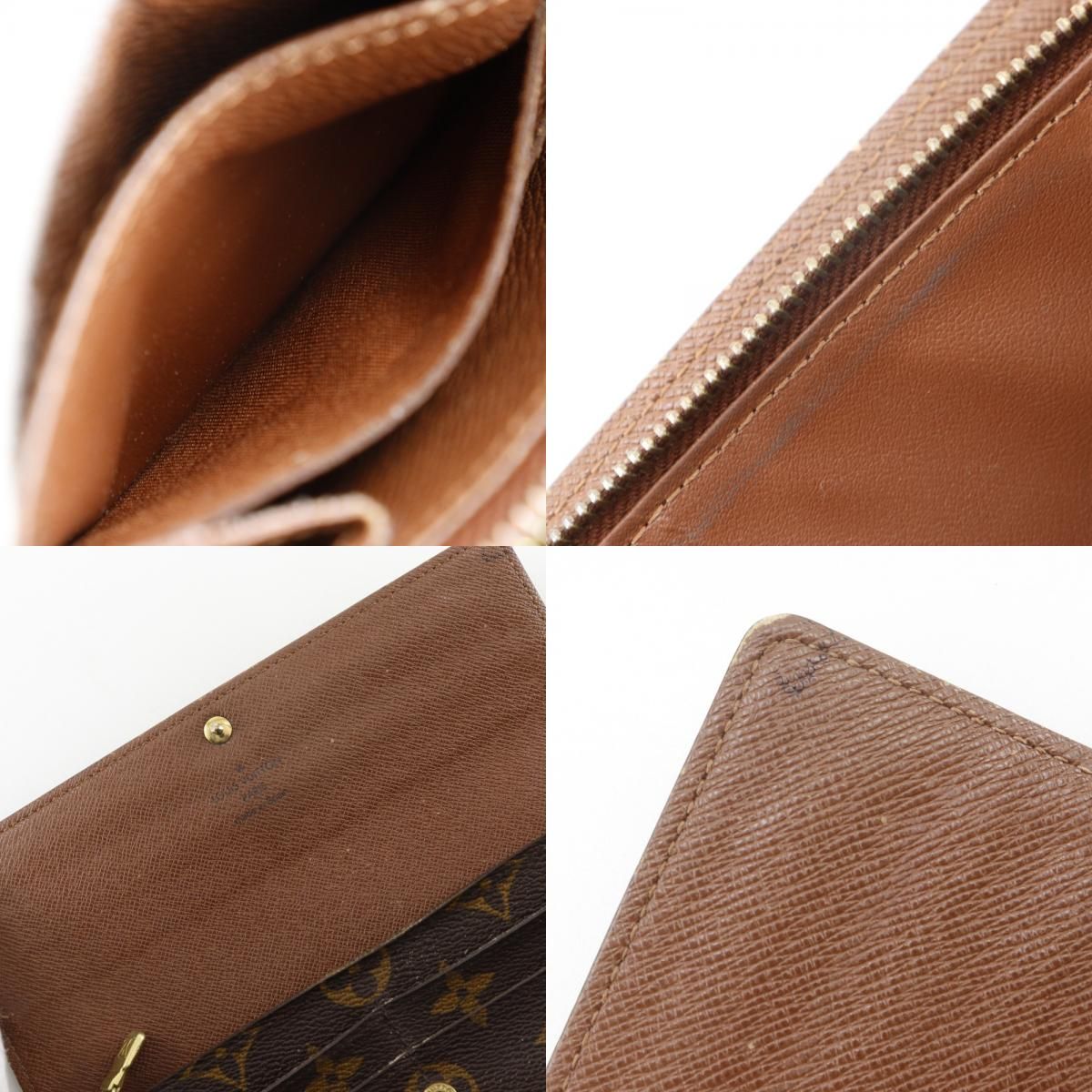 Louis Vuitton Portefeuille Sarah Monogram Canvas Brown Wallet