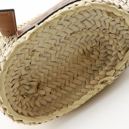 Loewe Basket Bag Small Bag Raffia Leather Beige Handbag