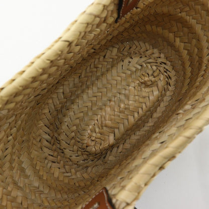 Loewe Basket Bag Small Bag Raffia Leather Beige Handbag