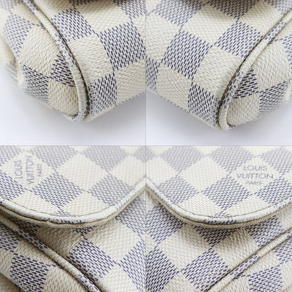 Louis Vuitton Favorite PM Damier Azur Canvas White Shoulder Bag