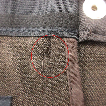 Gucci Pants Era GG Button Zipper Pocket Stretch Tapered Dark Brown