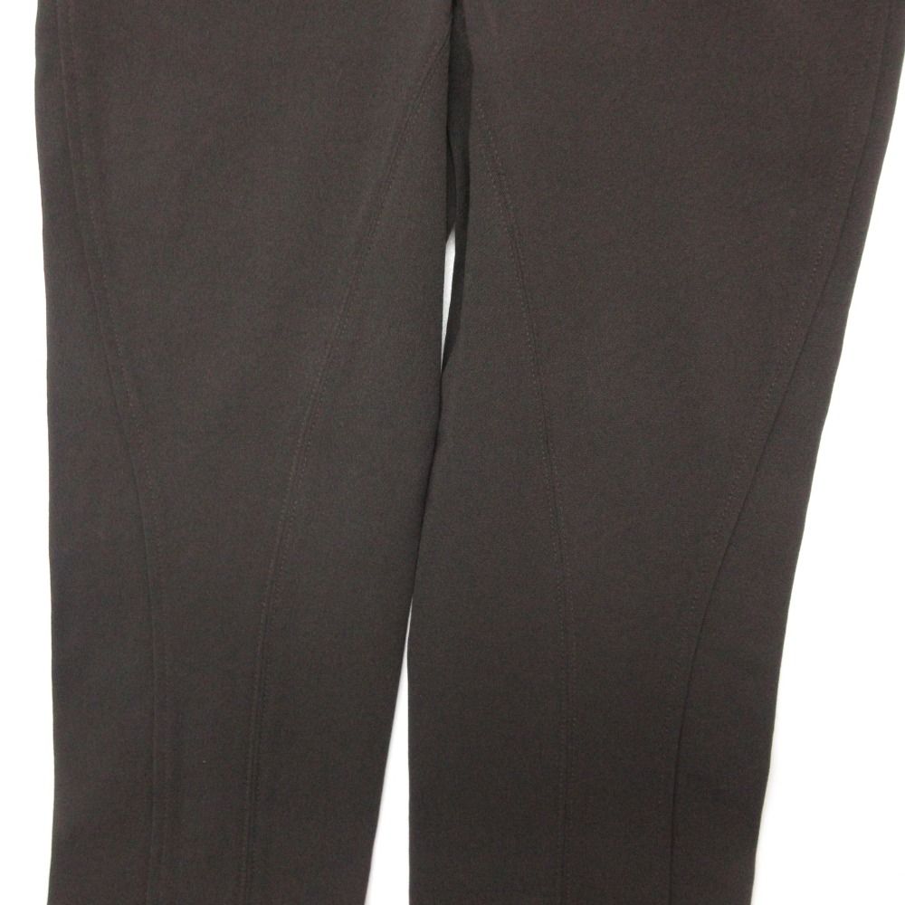 Gucci Pants Era GG Button Zipper Pocket Stretch Tapered Dark Brown