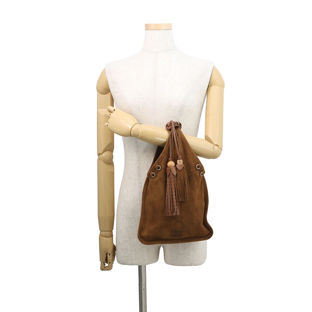 Miu Miu Miu Handbag Suede Tassel