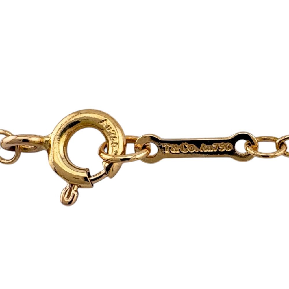 Tiffany & Co Double Loving Heart Bracelet 18k Gold Diamond